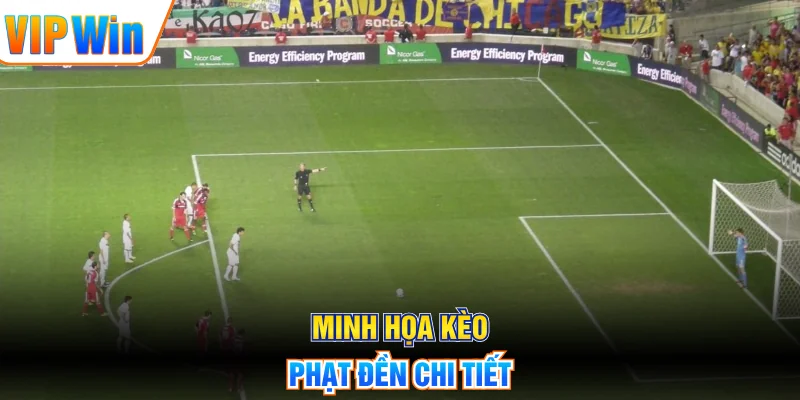 Minh họa kèo phạt đền chi tiết